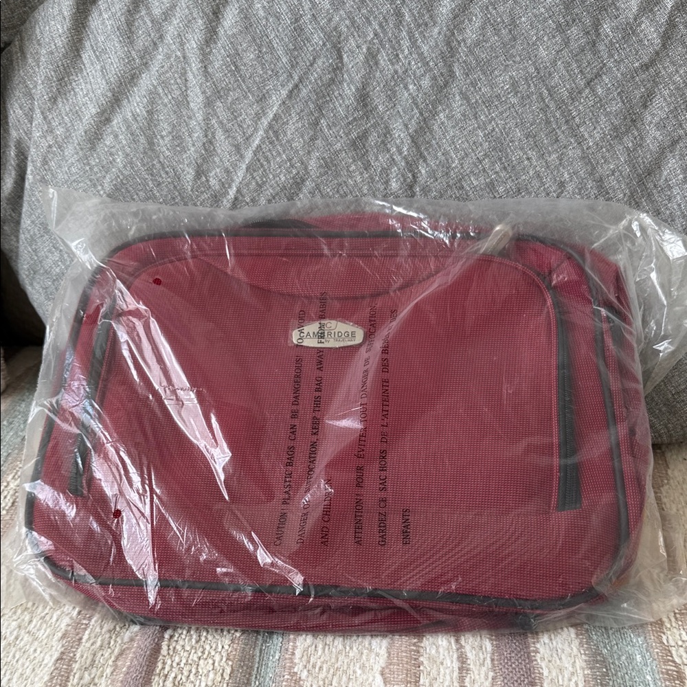 2/$25 or 3/$30 Cambridge Burgundy Travel Bag